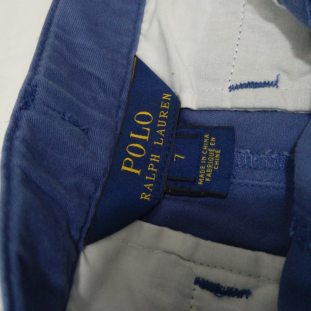 Polo Ralph Lauren Boys Classic Blue Shorts Size 7 - Picture 5 of 9